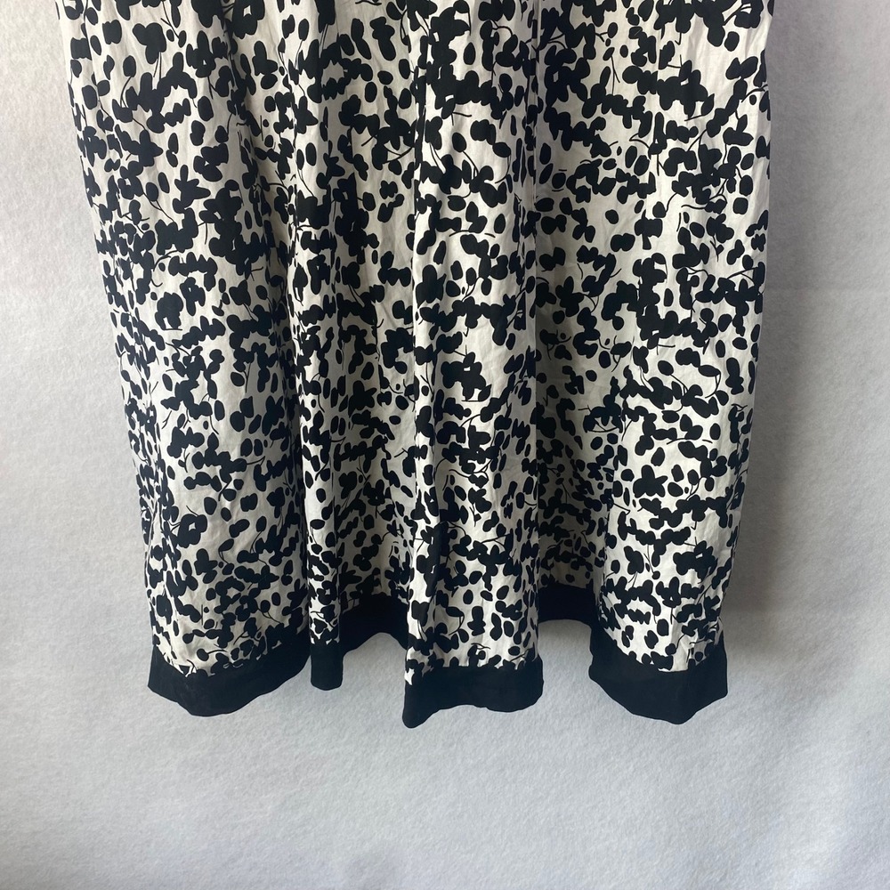 R&K Originals Black and White Sleeveless V Neck Dress Size 14 - Picture 5 of 10